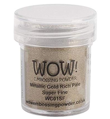 Embossing Metallic - Gold Rich Pale Super Fine - WOW