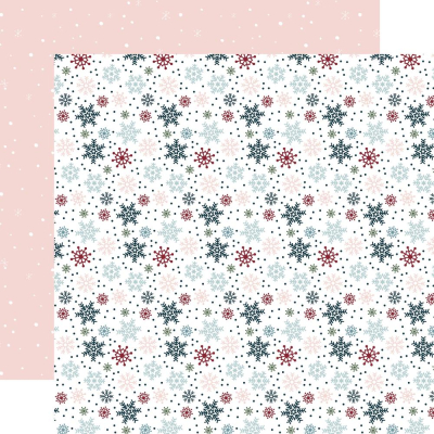 Winter Fun - Winter Is Coming Snowflakes, Designpapier - Echo Park