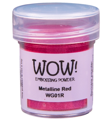 Embossing Metallines - Red - WOW