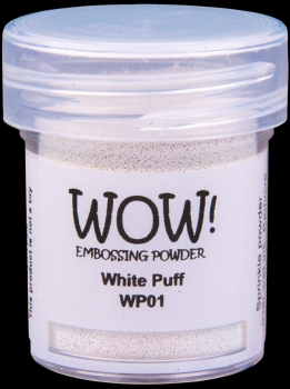 Embossingpulver - White Puff - WOW