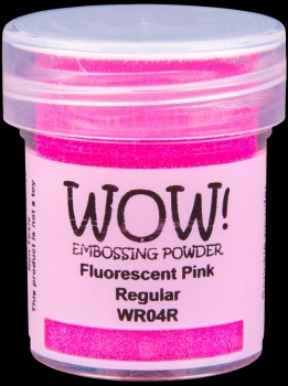 Embossingpulver - Fluorescent Pink - WOW