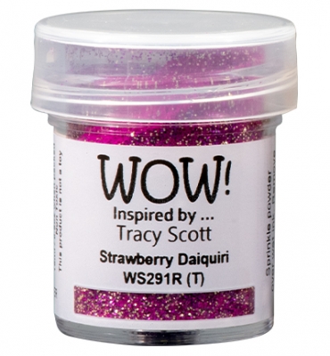 Embossing Glitters - Strawberry Daiquiri - WOW