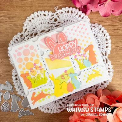Preview: Bunny Silhouettes, Stanzen - Whimsy Stamps