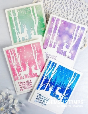 Forest Majesty, Stanzen - Whimsy Stamps