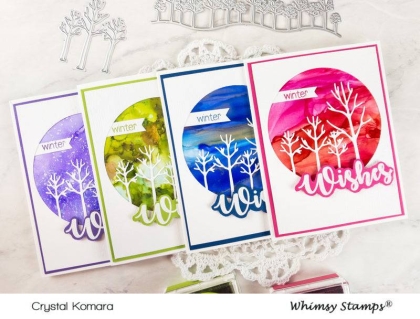 Tree Assortment, Stanzen - Whimsy Stamps
