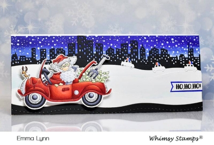 Slimline Cityscape, Stanzen - Whimsy Stamps