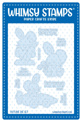 Hoppy Thoughts, Stanzen - Whimsy Stamps