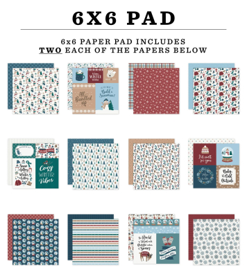 Preview: Wonderful Winter Days 6x6 Paperpad - Echo Park