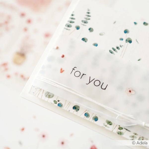 Zarte Farnwiese, Designpapier - Alexandra Renke