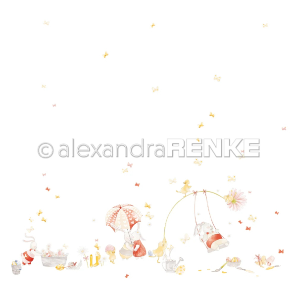Osterglück, Designpapier - Alexandra Renke