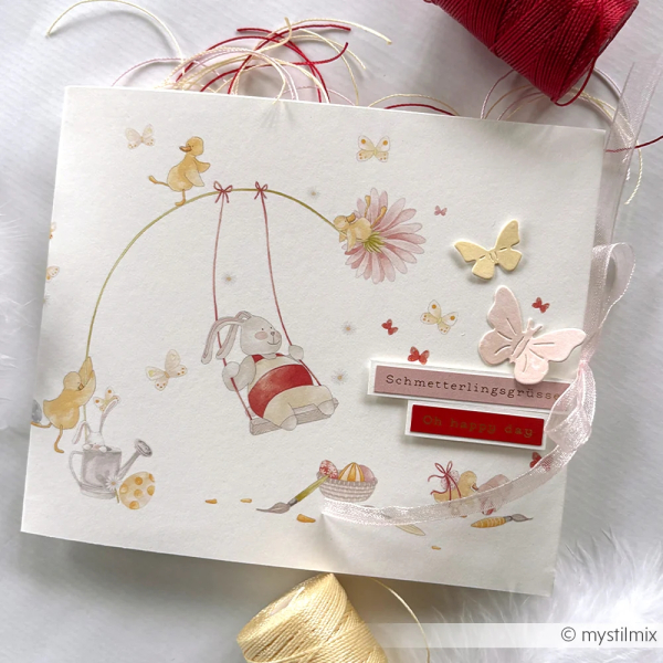 Osterglück, Designpapier - Alexandra Renke