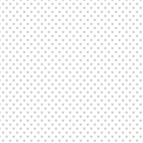 Transparentpapier Herzen Weiß - Artemio