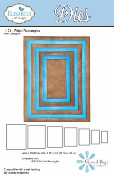 Fitted Rectangles, Stanze - Elizabeth Craft Designs