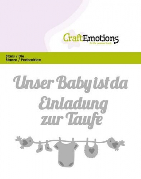 Unser Baby ist da, Stanze - CraftEmotions