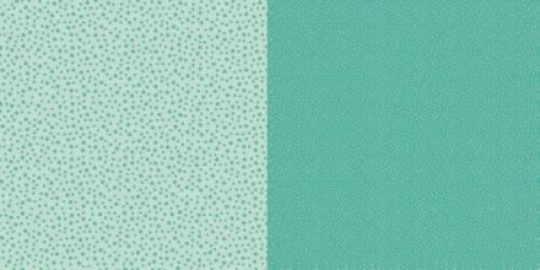 Punkte und Blumen, Mintgrün, Designpapier - Dini Design