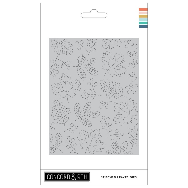 Stitched Leaves Card Front, Stanze - Concord & 9th