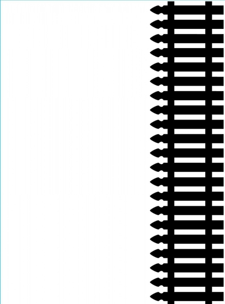 Picket Fence, Prägeschablone – Darice