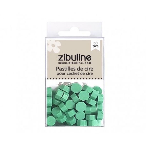 Wax Beads, Salbeigrün - Zibuline