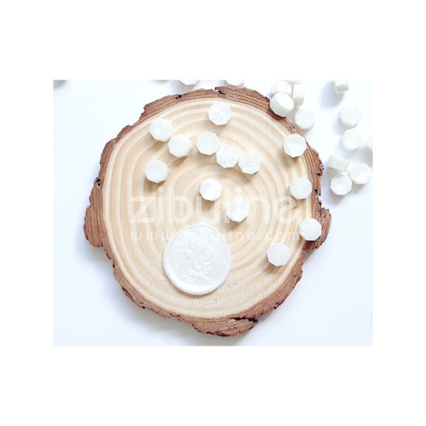 Wax Beads, Weiss Perlmutt - Zibuline