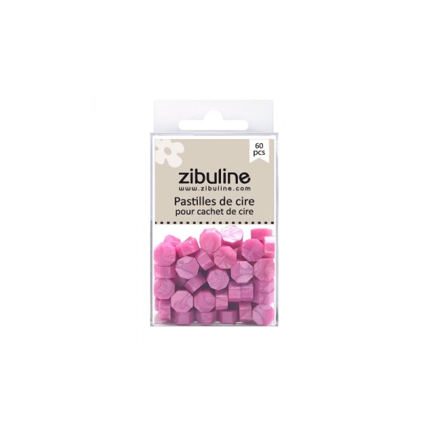 Wax Beads, Fuchsia Perlmutt - Zibuline