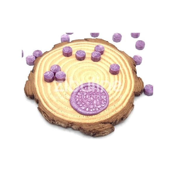 Wax Beads, Lila Perlmutt - Zibuline
