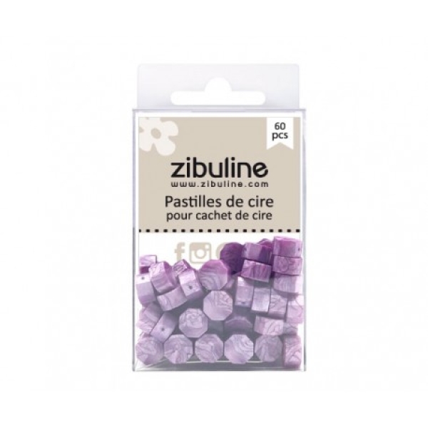 Wax Beads, Lila Perlmutt - Zibuline