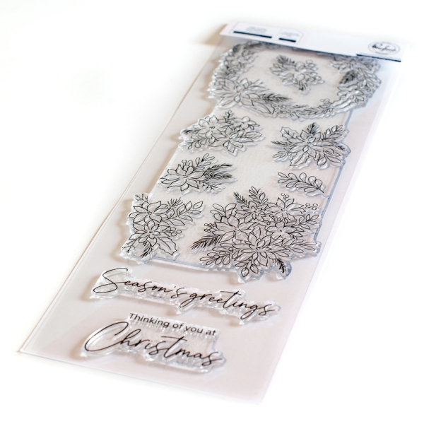 Poinsettia, Clearstamp  - Pinkfresh