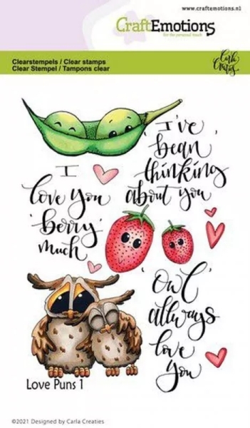 Love Puns #1, Clearstamp - CraftEmotions