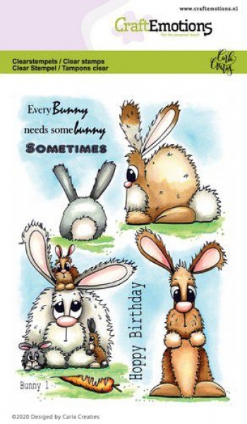 Bunny #1, Clearstamp - CraftEmotions