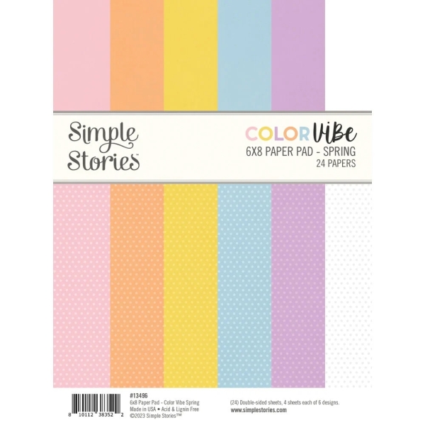 Color Vibe Spring, 6x8 Paperpad - Simple Stories