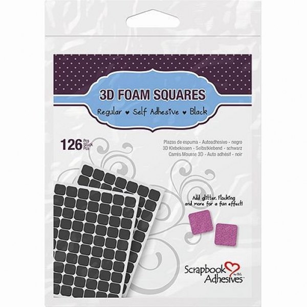 3D Klebekissen standard, schwarz, Scrapbook Adhesives