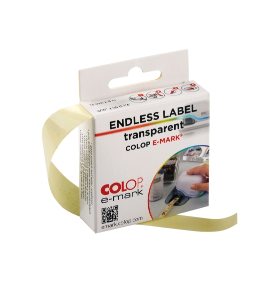 COLOP e-mark Endless Label Transparent