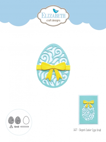 Elegant Easter Eggs Small, Stanze - Elizabeth Craft Designs