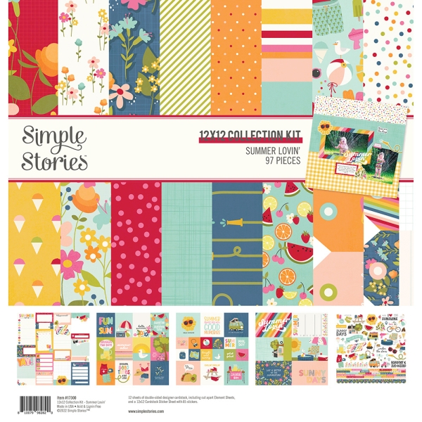 Summer Lovin' 12x12 Collection Kit - Simple Stories