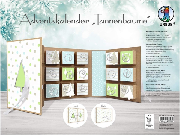 Adventkalender "Tannenbäume" - Ursus
