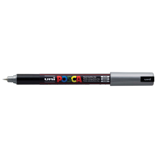 UNI POSCA Marker PC-1MR, Silber