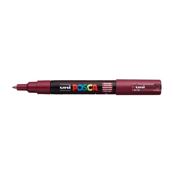UNI POSCA Marker PC-1MC, Bordeauxrot