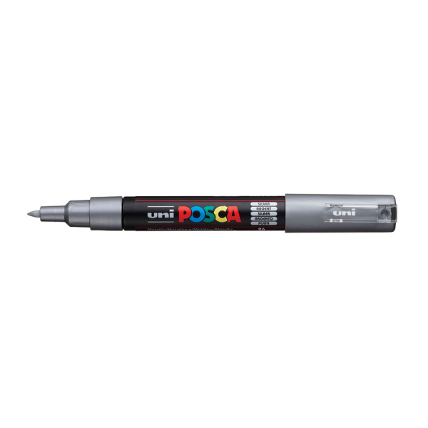 UNI POSCA Marker PC-1MC, Silber