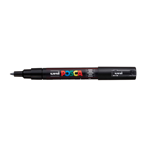 UNI POSCA Marker PC-1MC, Schwarz