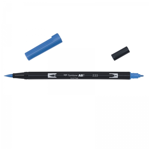 ABT Dual Brush Pen, Cobalt Blue - Tombow