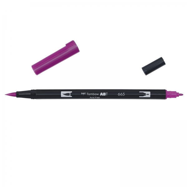 ABT Dual Brush Pen, Purple - Tombow