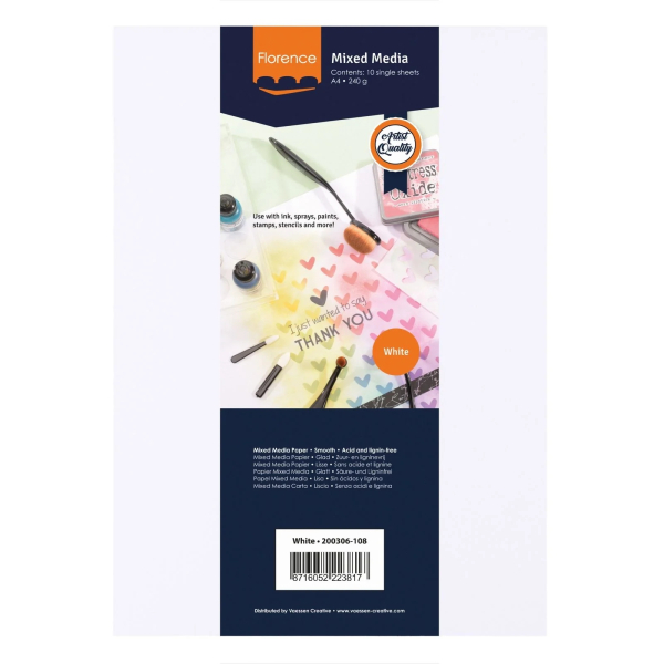 Mixed Media Paper A4 - Florence