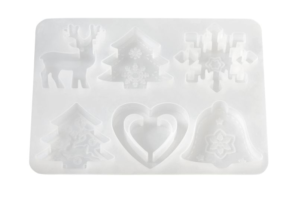 Silikongießform Springerle Weihnachten - HobbyFun
