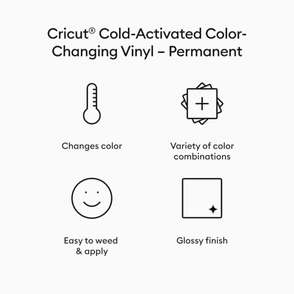 Farbwechsel Vinylfolie, Türkis/Lila - Cricut