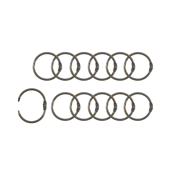 Buchbinderinge 3,2 cm, Kupfer - Vaessen