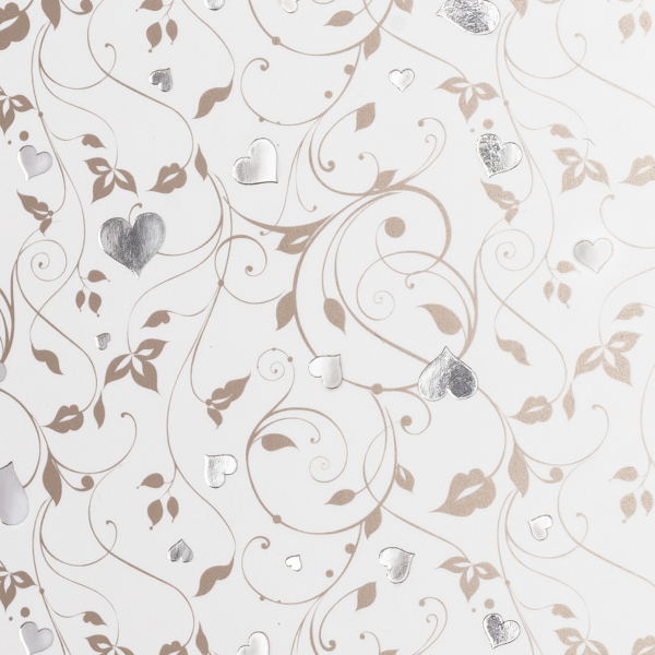 Small Hearts Silber A4 - Heyda