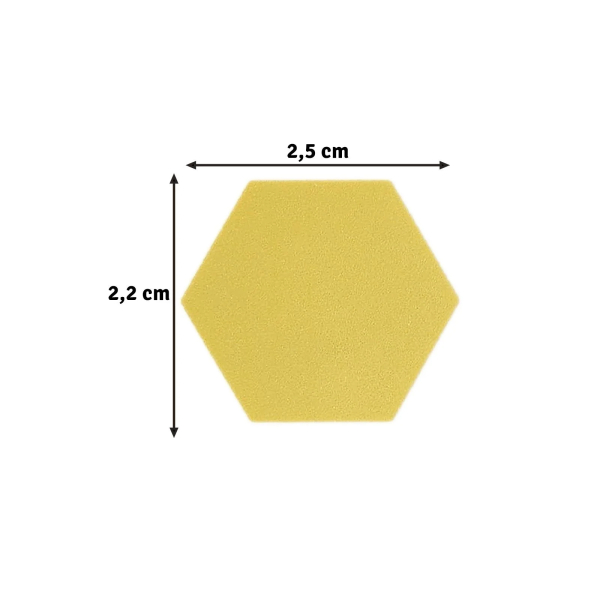 Magnetic Anywhere Stanzer Sechseck 2,5 x 2,2cm - Vaessen