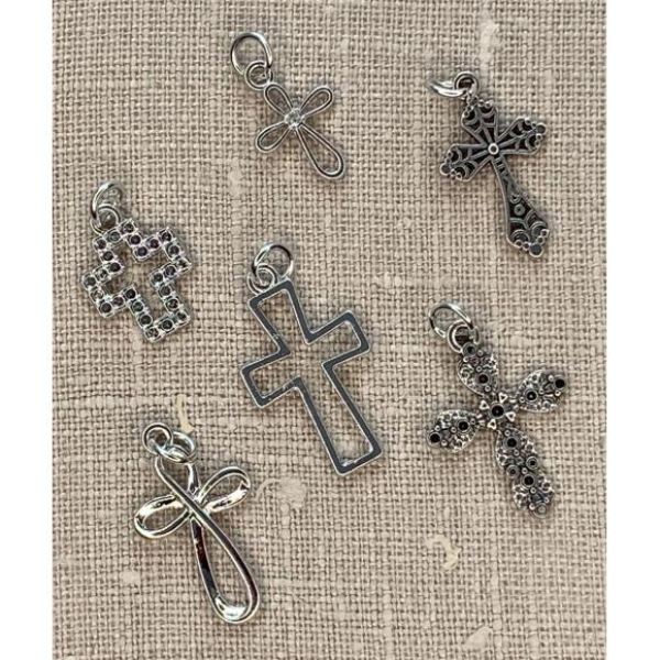 Cross Charms Silver - Made By Me