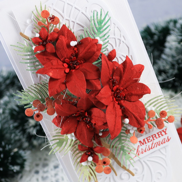 Poinsettia, Stanze - Elizabeth Craft Designs