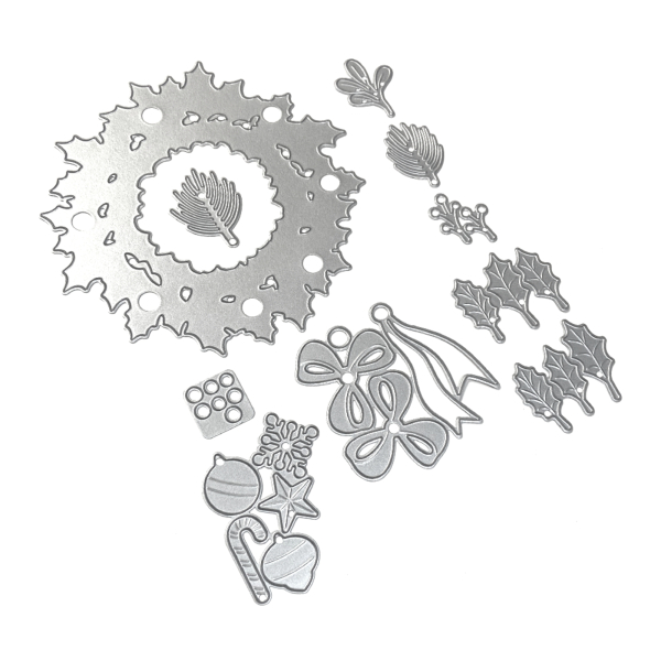 Holiday Wreath, Stanze - Elizabeth Craft Designs